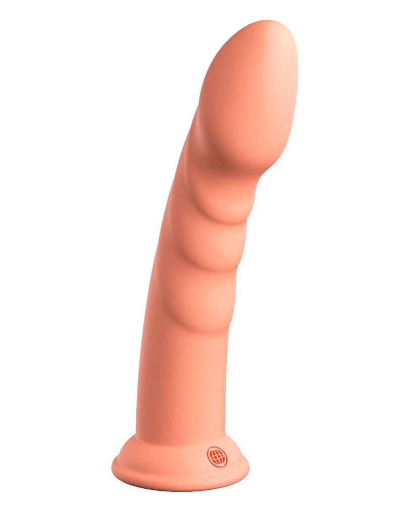 Dildo Super Eight 20 x 4.5cm Orange sextoys et accessoires sur La Boutique du Hard