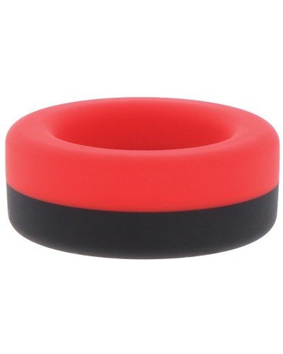 Cockring Prolong Power Noir-Rouge 30mm sextoys et accessoires sur La Boutique du Hard