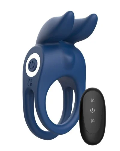 Cockring vibrant Fierce Rabbit 30mm Bleu sextoys et accessoires sur La Boutique du Hard