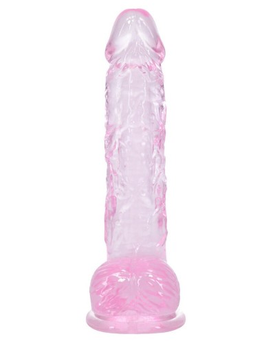 Gode Crystal Clear Rose 11 x 2.7cm sextoys et accessoires sur La Boutique du Hard