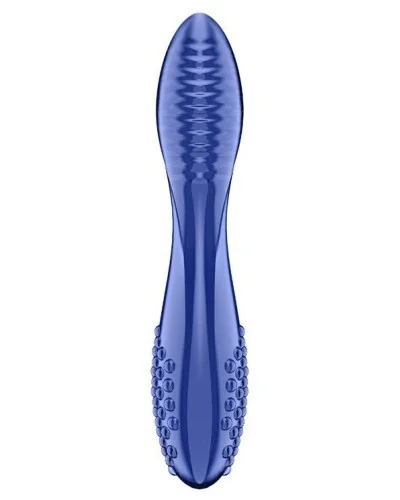 Gode en verre Dazzling crystal 2 Bleu 20 x 3.8cm sextoys et accessoires sur La Boutique du Hard
