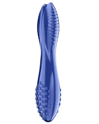 Gode en verre Dazzling crystal 2 Bleu 20 x 3.8cm sextoys et accessoires sur La Boutique du Hard