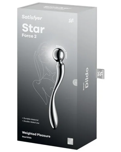 Gode métal Star force 2 22 x 3.3cm sextoys et accessoires sur La Boutique du Hard