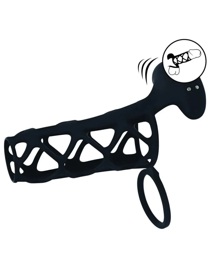 Gaine de pénis Cage Vibe 14 x 4cm sextoys et accessoires sur La Boutique du Hard