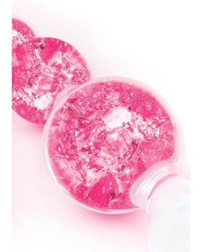 Chapelet anal Crystaltrio rose 14 x 4.5cm sextoys et accessoires sur La Boutique du Hard