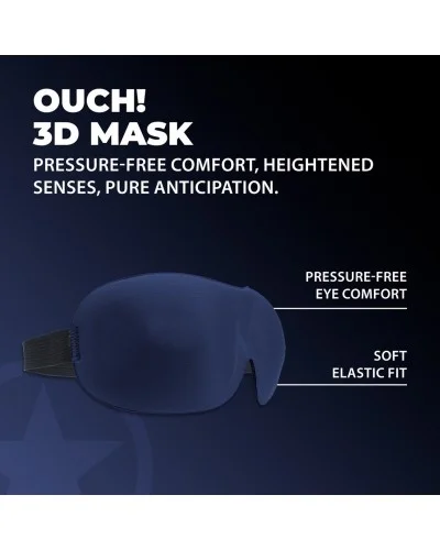 Masque 3D Blind Bleu sextoys et accessoires sur La Boutique du Hard