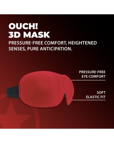Masque 3D Blind Rouge sextoys et accessoires sur La Boutique du Hard