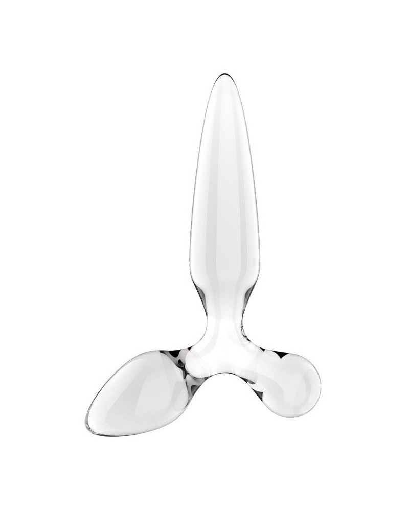 Plug en verre Triple crystal 2 Transparent 14 x 3.2cm sextoys et accessoires sur La Boutique du Hard