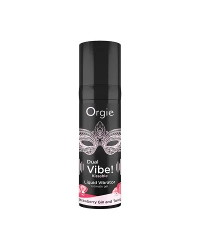 Gel Stimulant Dual vibe strawberry gin tonic 15ml sextoys et accessoires sur La Boutique du Hard