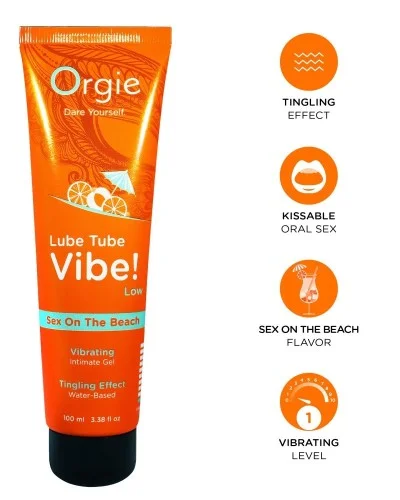 Lubrifiant eau Vibe! Low Sex on the beach 100ml sextoys et accessoires sur La Boutique du Hard