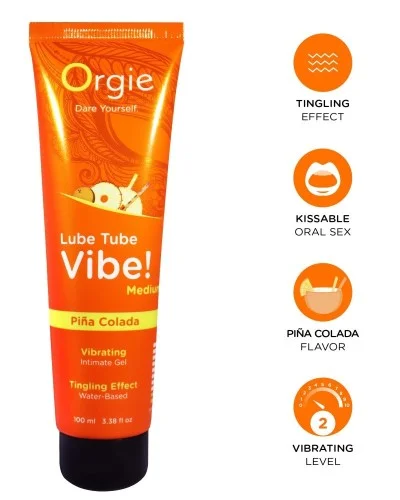 Lubrifiant eau Vibe! Médium Piña Colada 100ml sextoys et accessoires sur La Boutique du Hard