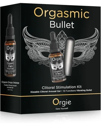 Coffret Bullet vibrant + Gel stimulant clitoris Orgasmic bullet sextoys et accessoires sur La Boutique du Hard