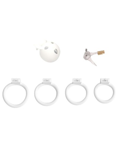 Cage Ptilapin 4.5 x 3.4cm Blanche sextoys et accessoires sur La Boutique du Hard