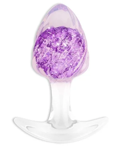 Plug transparent Crystalbutt M 8 x 3.7cm sextoys et accessoires sur La Boutique du Hard