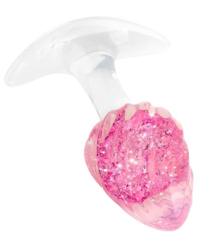 Plug transparent Crystalbutt S 7 x 3.1cm sextoys et accessoires sur La Boutique du Hard