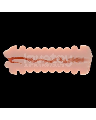 Masturbateur 2 entrées vagin-bouche Virgin-skin blowout Violet sextoys et accessoires sur La Boutique du Hard