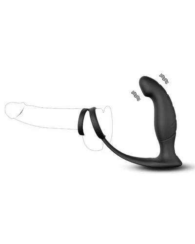 Plug Vibrant + Cockring télécommande Wandering 11 x 3 cm sextoys et accessoires sur La Boutique du Hard