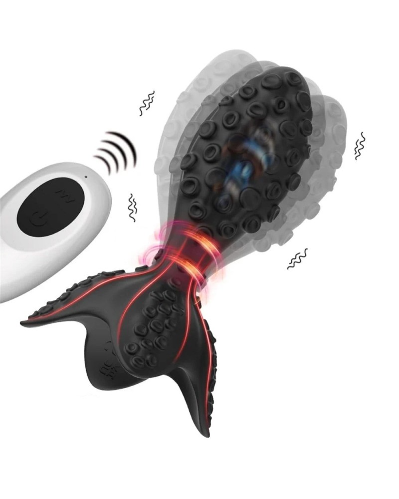 Plug vibrant rotatif Octalux 8 x 4cm sextoys et accessoires sur La Boutique du Hard