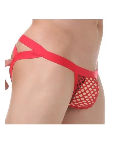 Jockstrap Crossnet Rouge sextoys et accessoires sur La Boutique du Hard