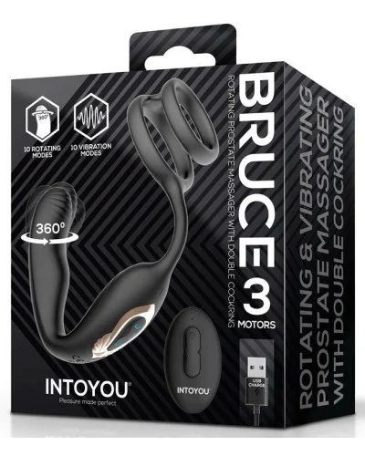 Plug prostatique + Cockring Bruce 8.5 x 2.6cm sextoys et accessoires sur La Boutique du Hard
