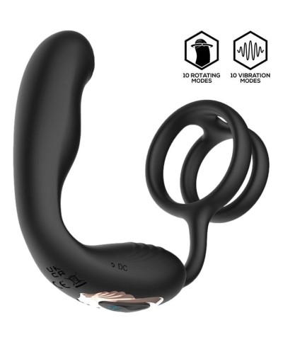 Plug prostatique + Cockring Bruce 8.5 x 2.6cm sextoys et accessoires sur La Boutique du Hard