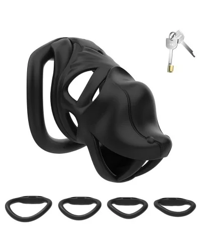 Cage Hiptam Noire M 8 x 3.2cm sextoys et accessoires sur La Boutique du Hard