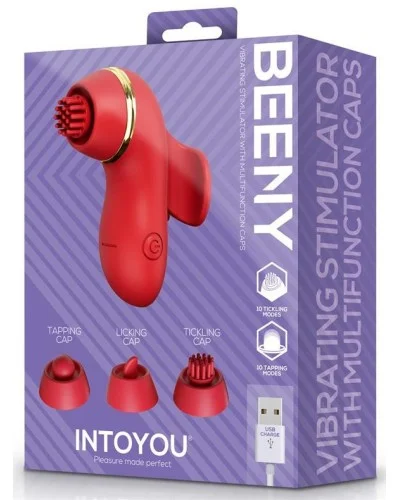 Stimulateur clitoridien Beeny 4 embouts sextoys et accessoires sur La Boutique du Hard