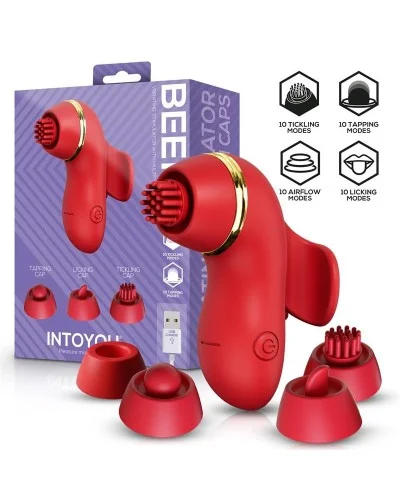 Stimulateur clitoridien Beeny 4 embouts sextoys et accessoires sur La Boutique du Hard