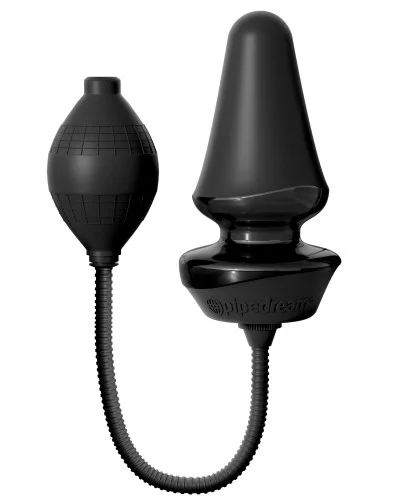 Plug Gonflable Silicone 9.5 x 5.5 cm Noir pas cher