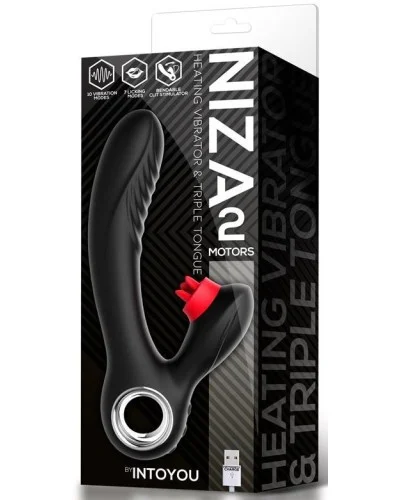 Vibro rabbit Niza 13 x 3.5cm sextoys et accessoires sur La Boutique du Hard