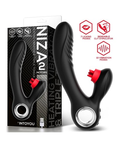 Vibro rabbit Niza 13 x 3.5cm sextoys et accessoires sur La Boutique du Hard
