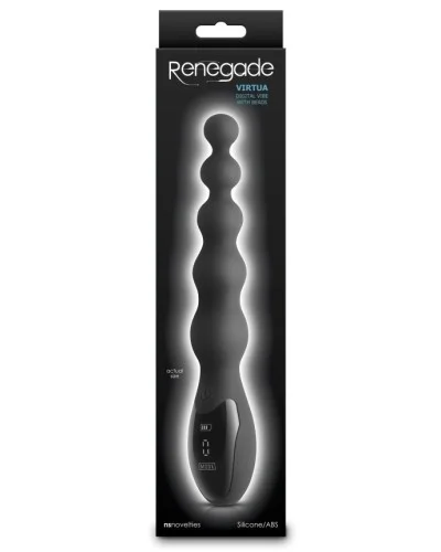 Boules anales vibrantes Virtua 16 x 3.5cm sextoys et accessoires sur La Boutique du Hard
