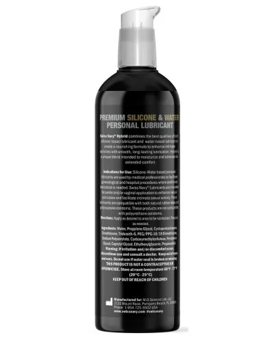 Lubrifiant hybride Swiss Navy Hybrid 237ml sextoys et accessoires sur La Boutique du Hard
