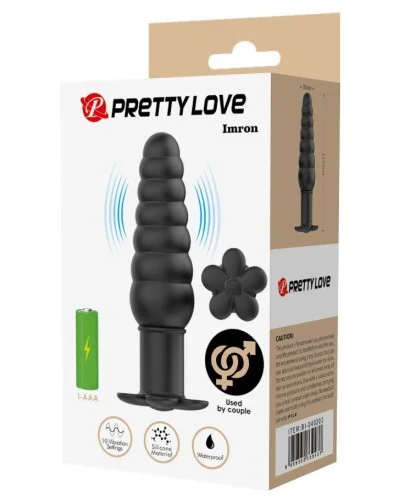 Plug vibrant Imron 10 x 2.8cm sextoys et accessoires sur La Boutique du Hard