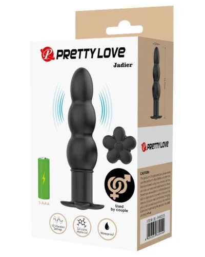 Plug vibrant Jadier Pretty Love 10.5 x 2.8cm sextoys et accessoires sur La Boutique du Hard