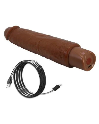 Gode vibrant Soren Marron 22 x 4.7cm sextoys et accessoires sur La Boutique du Hard
