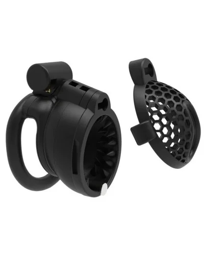 Cage avec Picots Hombick 6.5 x 3.2 cm Noire sextoys et accessoires sur La Boutique du Hard