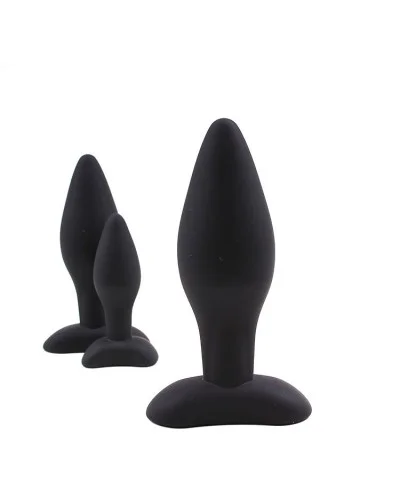 Kit 3 Plugs Drivass Noirs sextoys et accessoires sur La Boutique du Hard