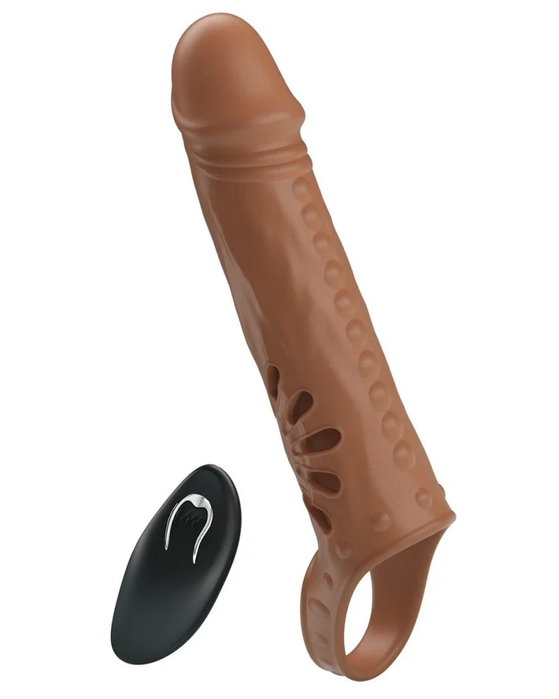 Gaine de pénis vibrante Bridess 20 x 4.5cm sextoys et accessoires sur La Boutique du Hard