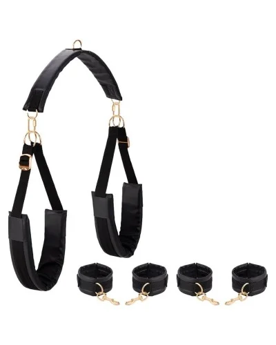 Kit de Restriction Polyvalent Bondipol Noir sextoys et accessoires sur La Boutique du Hard
