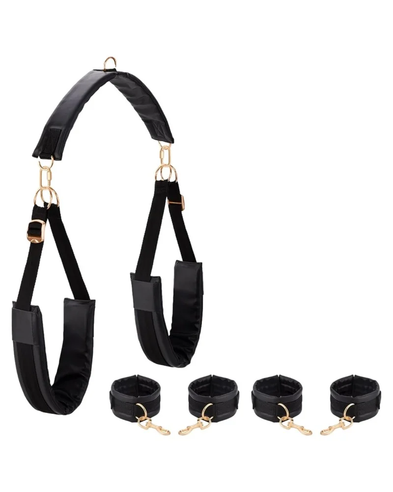 Kit de Restriction Polyvalent Bondipol Noir sextoys et accessoires sur La Boutique du Hard