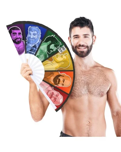 Éventail Géant Pride Palette 64cm sextoys et accessoires sur La Boutique du Hard