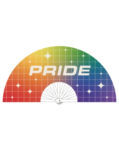 Éventail Pride 64cm sextoys et accessoires sur La Boutique du Hard