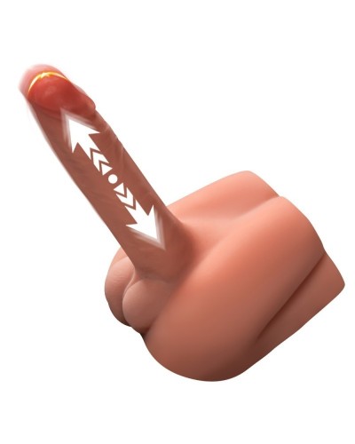 Masturbateur avec pénis vibrant Sadie 16.5 x 4.5cm sextoys et accessoires sur La Boutique du Hard