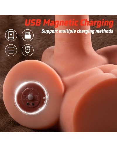 Masturbateur avec pénis vibrant Zoe 16.5 x 4.5cm sextoys et accessoires sur La Boutique du Hard