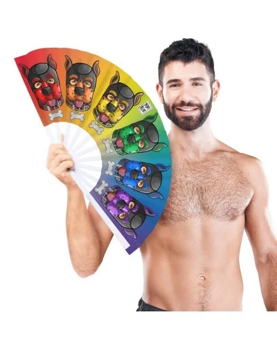 Éventail Puppy cagoules 64cm sextoys et accessoires sur La Boutique du Hard