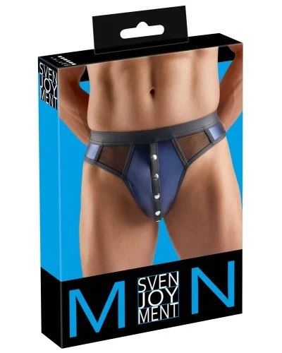 String avec boutons Notto Noir-Bleu sextoys et accessoires sur La Boutique du Hard