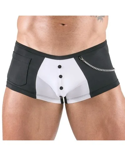 Boxer sexy Nestor Noir-Blanc sextoys et accessoires sur La Boutique du Hard