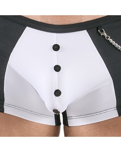 Boxer sexy Nestor Noir-Blanc sextoys et accessoires sur La Boutique du Hard