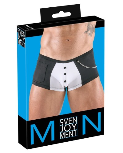Boxer sexy Nestor Noir-Blanc sextoys et accessoires sur La Boutique du Hard
